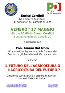 Locandina evento 17.05 Agricoltori